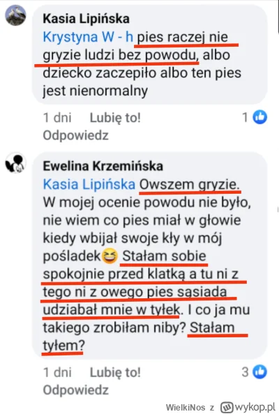 WielkiNos - >pies nie atakuje bez powodu.

przecież to prawda

 
@Deska_o0 nie prawda...