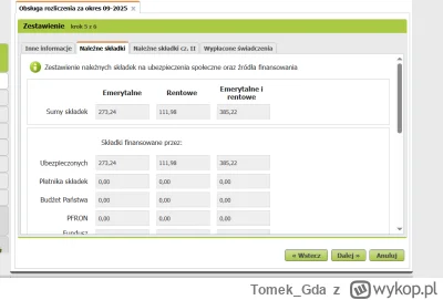 Tomek_Gda - #zus 

Wypełniam zus DRA za niepełny miesiąc bo zaczynałem od 15 tego, te...