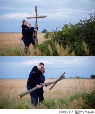 piotre94 - Łapy precz od krzyża, komuchu!!! #kapitanbomba #walaszek #morawiecki #humo...
