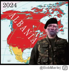 BobMarlej - #usa #trump #albania #nonsensopedia #humorobrazkowy
Stary mem sprzed praw...