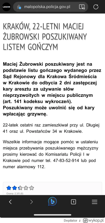 Depilator - Co #!$%@? XD #policja #polska