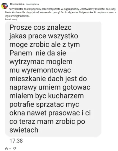 Ksemidesdelos - Mleczny Golem częściej zmienia lokatorów niż gacie, kolejnego pogonił...