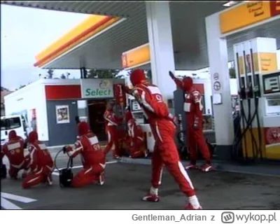 Gentleman_Adrian - @Jack0wy: Co za miernoty, nie dość ze wybrali i spowolnili pit sto...