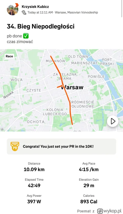 Poemat - 60 564,28 - 10,09 = 60 554,19

grubas (103kg na starcie) wykręcił nie taki g...