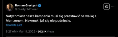 KochanekAdmina - Od kiedy sztab Czaskoskiego skupił gigantyczne środki na wykopie to ...