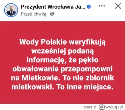 tellet - >obwałowanie w Mietkowie

@mlody18: Weryfikuj