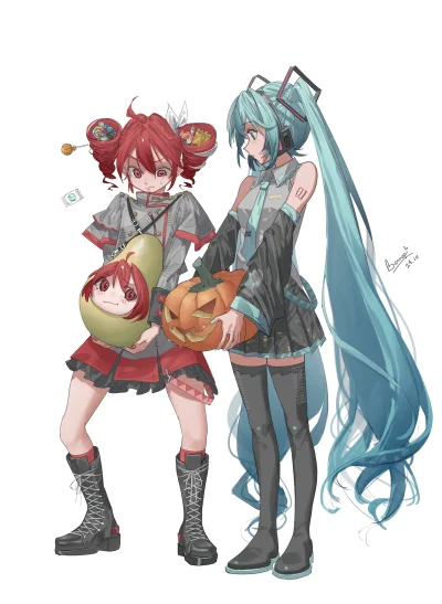gabrysianowa - #kasaneteto #hatsunemiku #anime