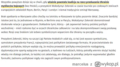 marcelus - Prawdę mówi pan Jurasz. Sytuacja jest taka, że Polska nie jest już Ukraini...