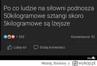 Walnij_Kielona - #silownia #logikaniebieskichpaskow #takaprawda
No w sumie... ( ͡° ͜ʖ...
