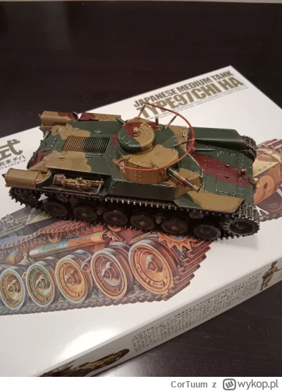 CorTuum - #modelarstwo #tamiya #czolgi

Tamiya Typ 97 Chi-Ha
Mój pierwszy czołg wykon...