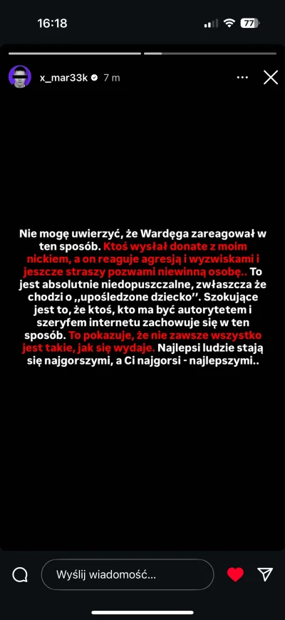 mareklp - #famemma wardega wyzywa dziecko..
