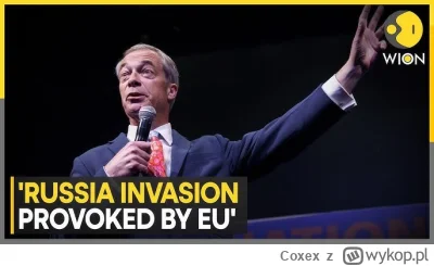 Coxex - Drodzy Konfiarze i Brauniarze,

jak się odniesiecie do tego, że Nigel Farage ...