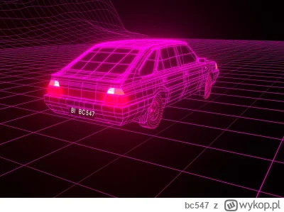 bc547 - niedzielny render
#polonez #synthwave #art #retrocomputing #czarneblachy