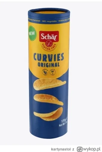 kartynastol - @Gupiutki: Czipsy marki Schar, zajebiste
