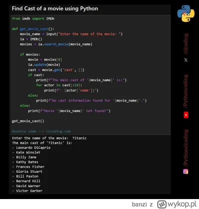 banzi - W pythonie są biblioteki chyba od wszystkiego ( ͡° ͜ʖ ͡°)

#programowanie #py...