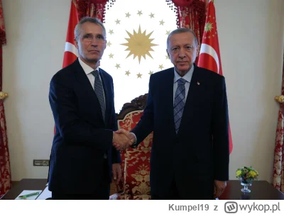Kumpel19 - Prezydent Erdogan przyjął sekretarza generalnego NATO Stoltenberga. W spot...