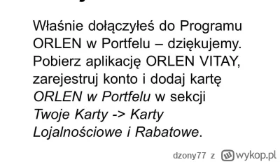 dzony77 - Pozdrawiam wszystkich akcjonariuszy. Ja zaraz jadę na najbliższy Orlen dogl...