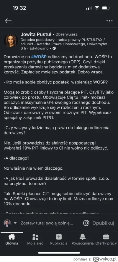 bomba4 - Mniejszy podatek -> Dobro Wraca xDDDD
#wosp