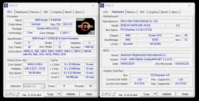 thedev - Bieda mobo z 2017 roku i 8-rdzeniowy procek z 3D cache z 2024 roku? - ależ p...