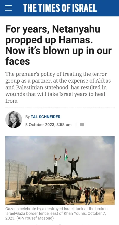 konradpra - @LudzieToDebile: żeby było ciekawiej Izrael a konkretnie Netanyahu sponso...