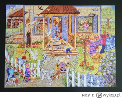 Nicy - Puzzle Bits and pieces "Spring Cleaning" 500 elementów. 
#puzzle #puzzlenicy