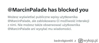 badreligion66 - @BrakWolnegoLoginu Palade jest bardzo wrażliwy na wszelkie pytania.