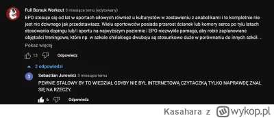 Kasahara - @Farfoo11: 

Np. o tym, że EPO nie stosuje się w sportach siłowych
Lub, ze...