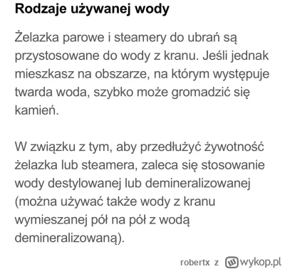 robertx - @epicentrum_chaosu: Philips zaleca taką wodę jeśli ma się twardą. Zdania ek...