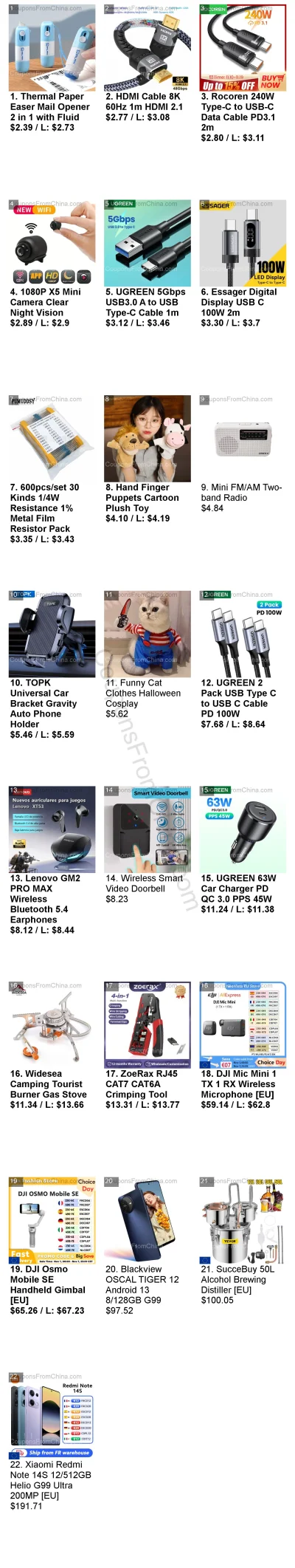 n_____S - Cześć #aliexpress - oto przedmioty, które wrzucałem na grupę/fanpage FB, Te...