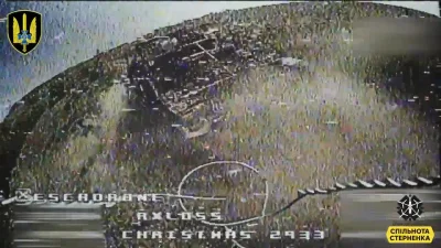 SelectLine - >Po pierwszym trafieniu czołg zaczął uciekać potem kolejny dron zatrzyma...
