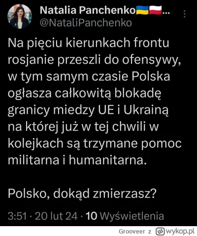 Grooveer - To się skończy jedną wielką katastrofą
#wojna #ukraina #rosja #polska #pol...