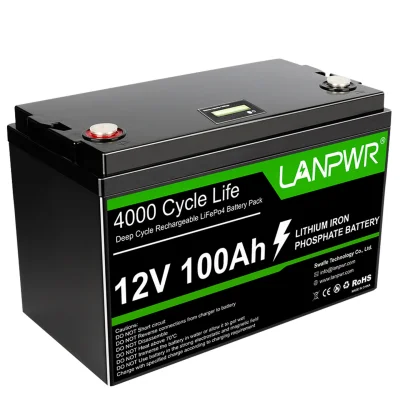 n____S - ❗ LANPWR 12V 100Ah LiFePO4 Battery Pack 1280Wh [EU]
〽️ Cena: 255.99 USD (dot...
