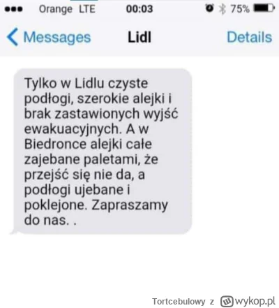 Tortcebulowy - #lidl #biedronka #heheszki