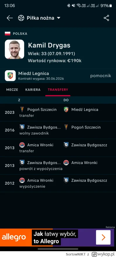 SortowNIKT - Dla flashscore Amica zawsze w sercu ( ͡º ͜ʖ͡º)

#mecz
