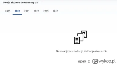 apek - Ktoś wie dlaczego w eurzadskarbowy nie ma mojego pitu za 2022 rok? #podatki #k...