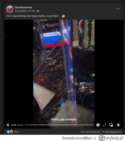 SoundsGoodMan - Wyskoczył mi na facebooku proponowany post ze strony Geopolityka. 
Ws...