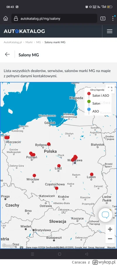 Caracas - @onomatopeja_w Stara mapa bo w Trójmieście np. też już jest ASO i w Rzeszow...