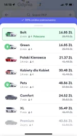 Wynoszony - Czy używałbyś opcji Polski kierowca w #uber #bolt #freenow ?
Albo móc wyb...