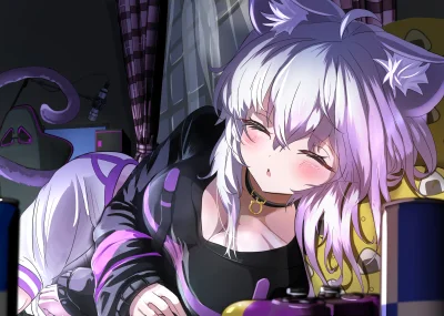 Hajak - #randomanimeshit #anime #kemonomimi #virtualyoutuber #hololive #nekomataokayu