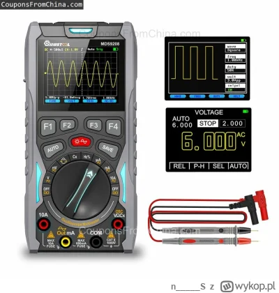 n____S - ❗ MUSTOOL MDS9208 3-in-1 Oscilloscope Multimeter
〽️ Cena: 58.99 USD (dotąd n...