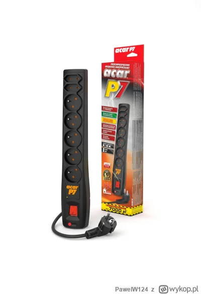 PawelW124 - #pcmasterrace #elektryka #elektroda #elektronika

Listwa antyprzepięciowa...