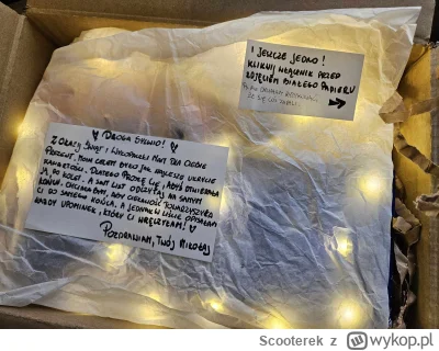 Scooterek - Instrukcje z już odpalonymi LEDami. :D