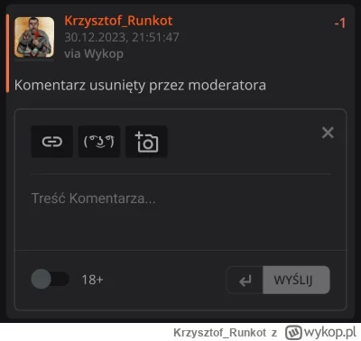 KrzysztofRunkot - To pewnie tylko taki przypadek, że wczoraj wdałem się w rozmowę z n...