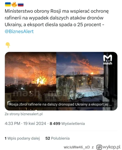 wiciuWw46xD - #wojna #rosja #ukraina #ropa
https://twitter.com/WarNewsPL1/status/1781...