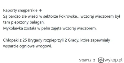 Stay12 - Nie wygląda to dobrze dla ZSU
#wojna #ukraina