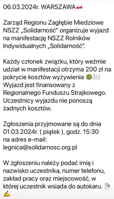 janeknocny - Tutaj też ciekawy wątek że Solidarność płaciła po 200 złotych za udział ...