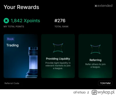 oFehuo - kolejna paczka punktów z extended wpadła

#giełda #cryptonews