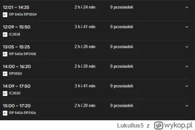 Lukullus5 - Pociągiem, który jeździ co godzinę można w 2 godziny 20 minut dojechać od...