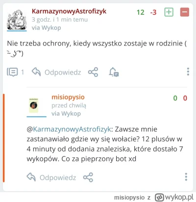 misiopysio - Gdzie wołają się pisowskie boty typu @KarmazynowyAstrofizyk ?

https://w...