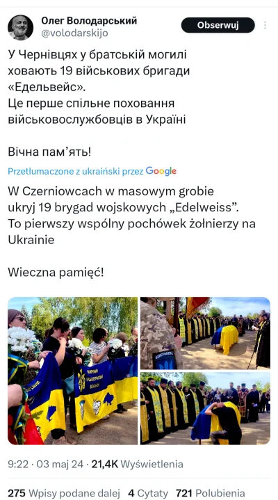 czlowiekzlisciemnaglowie - Cześć ich pamięci.

#ukraina #russiahateclub #nafo
